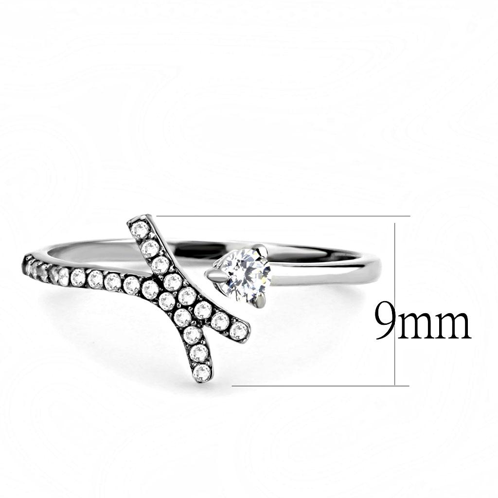 Stainless Steel Ring with AAA Grade