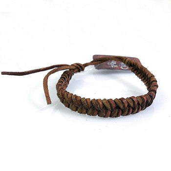 Balinese Tribal Evolution Leather Bracelet